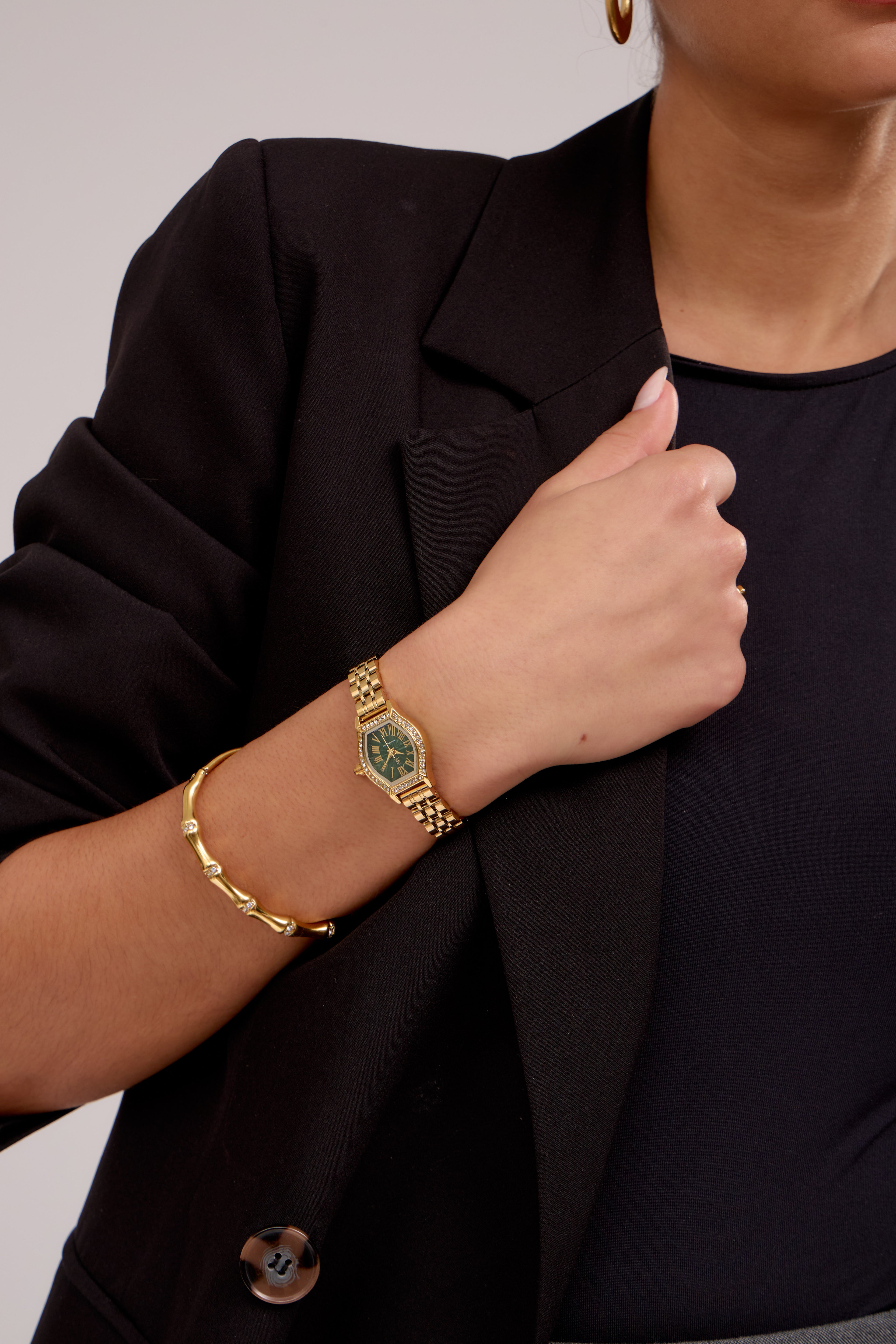 Montre Gisèle | émeraude