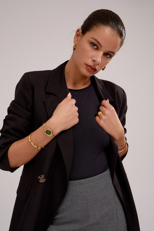 Montre Gisèle | émeraude