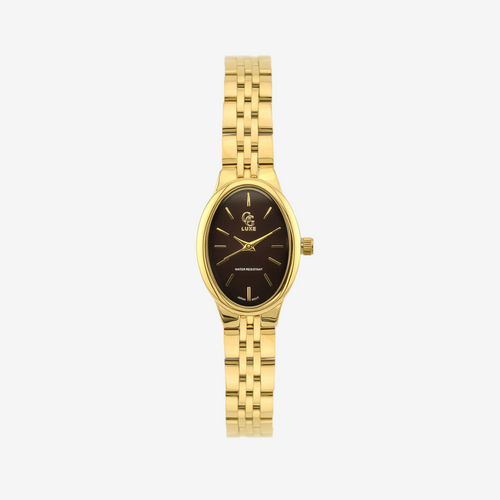 Montre Isaure | Dorée-Marron