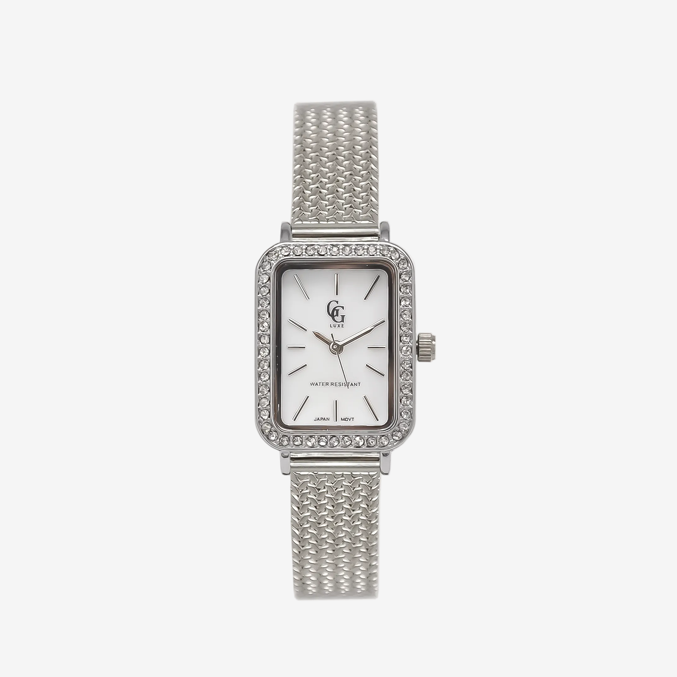 GG Luxe Watch Bonnie Montre argentée rectangulaire • Boutique Officielle GG Luxe