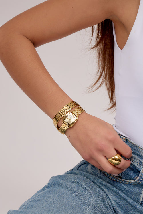 Montre double-tour Hélène | Dorée - Dorée - montre