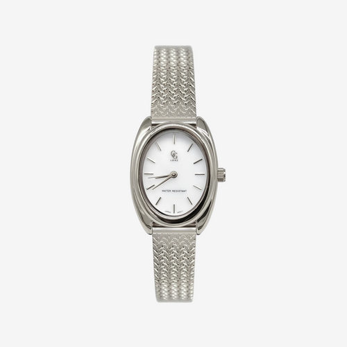 Montre Léontine | Argent - Blanc - montre