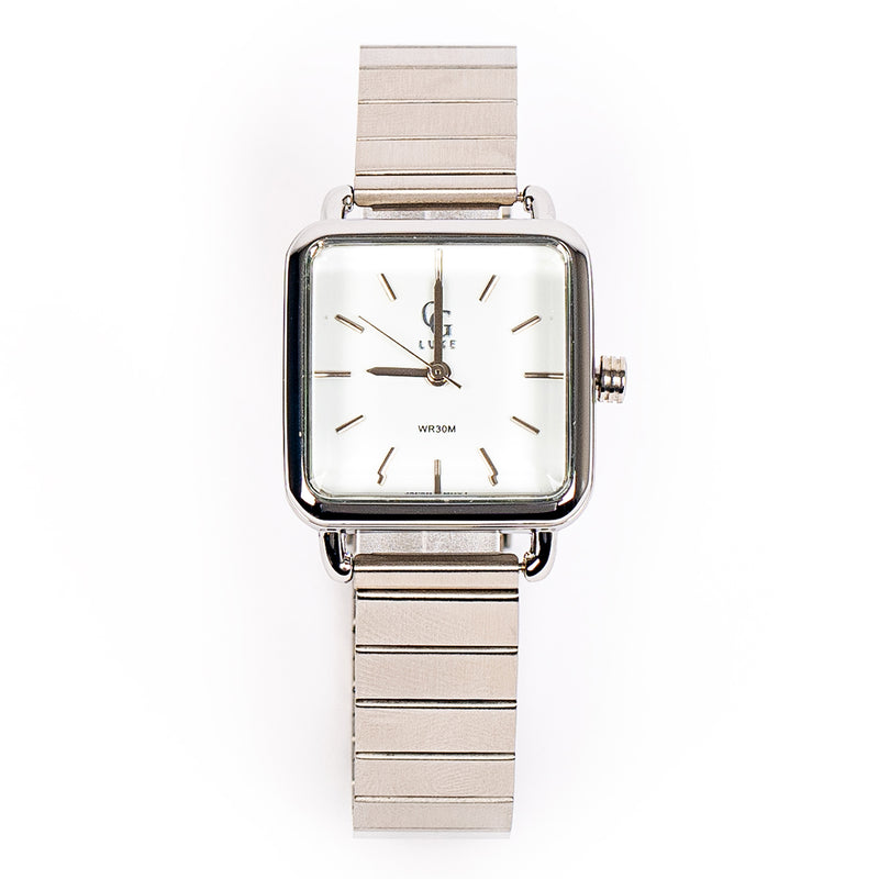 Montre Eva Silver White