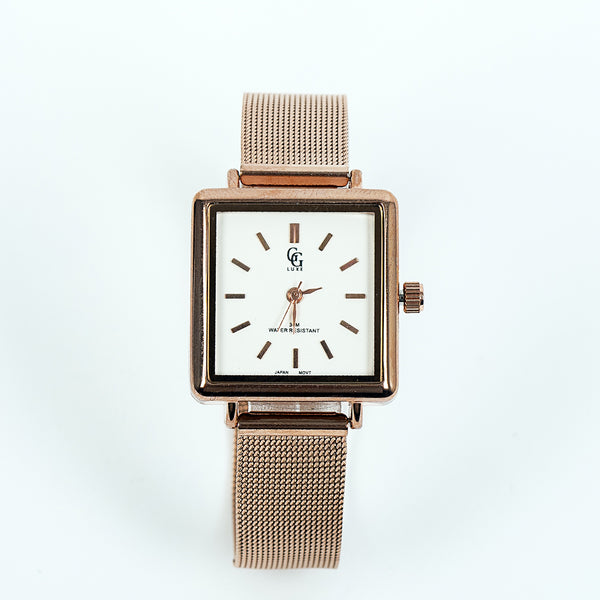 Montre Mélissa Rose Gold White GG LUXE