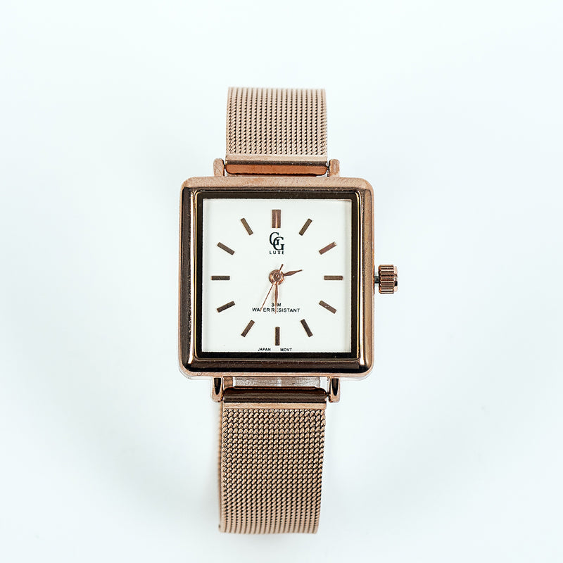 Montre Mélissa Rose Gold White GG LUXE